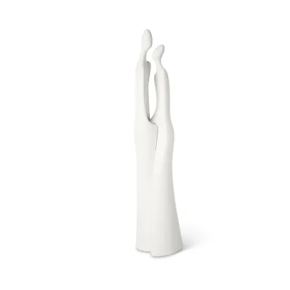 Zdjęcie Stylowa figurka ceramiczna rozmawiającej pary