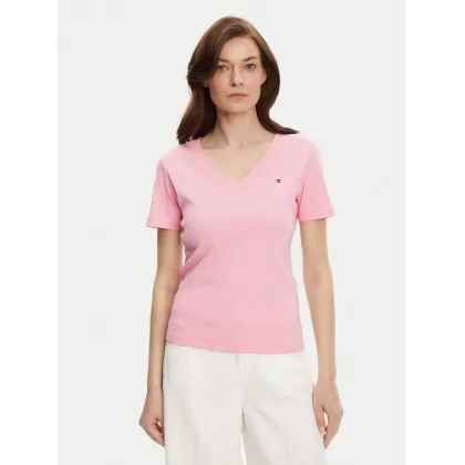 Zdjęcie Tommy Hilfiger T-Shirt New Cody WW0WW40584 Różowy Slim Fit