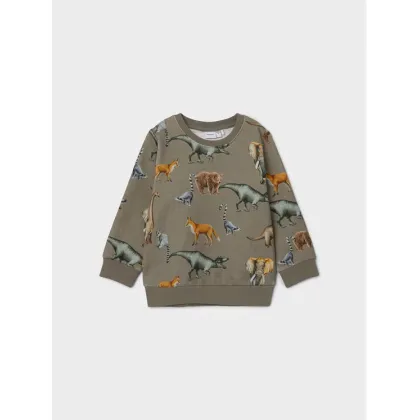 Zdjęcie NAME IT Bluza 13212855 Zielony Regular Fit