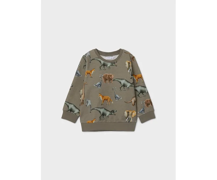 obrazek 1 NAME IT Bluza 13212855 Zielony Regular Fit