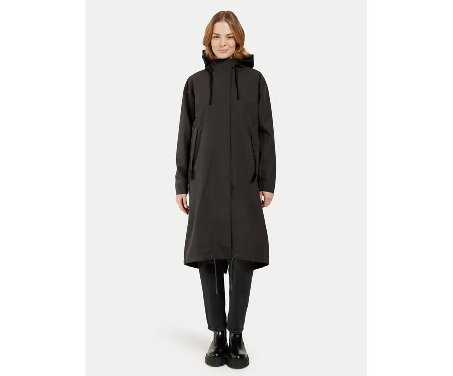 obrazek 1 Didriksons Parka Astrid 505628 Czarny Relaxed Fit