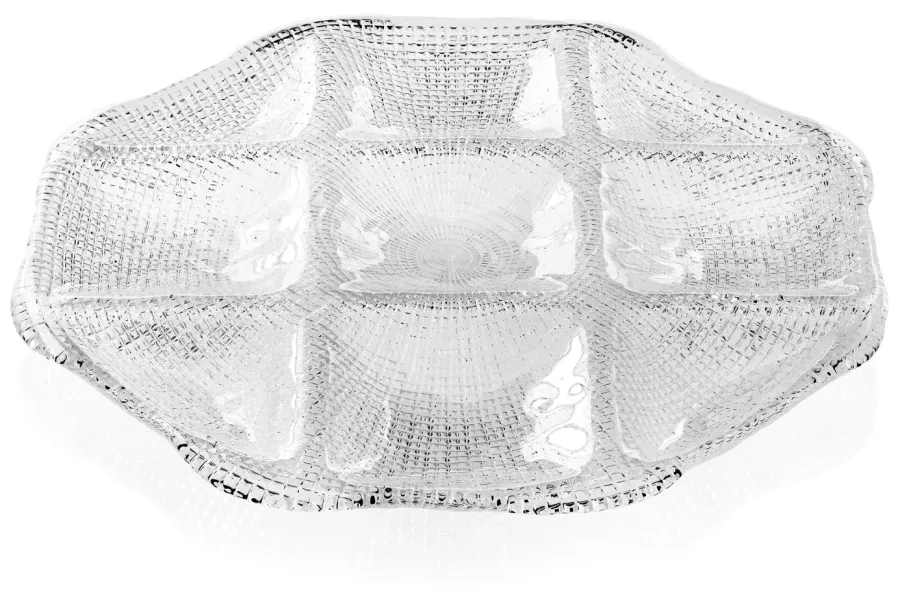 obrazek 1 Stylowa przezroczysta ośmioboczna patera Diamond – IVV