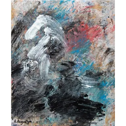 Zdjęcie Obraz abstrakcyjny na płótnie, 30x25 cm - Amelia Augustyn