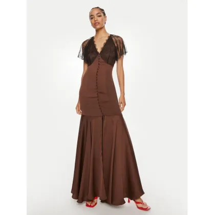 Zdjęcie ROTATE Sukienka wieczorowa Nolara 1127042910 Brązowy Slim Fit