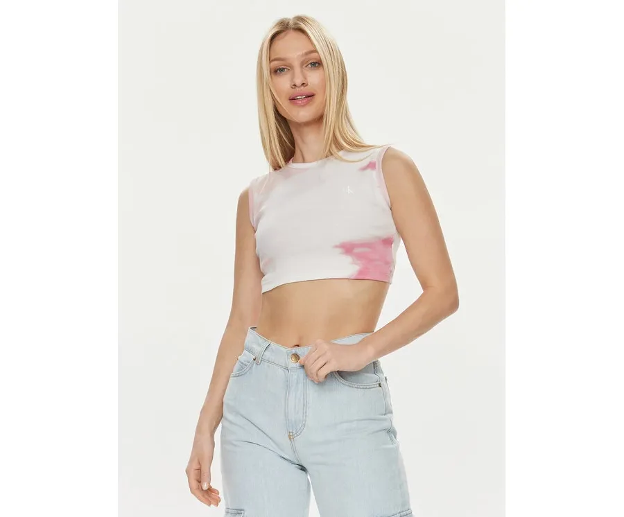 obrazek 1 Calvin Klein Jeans Top J20J223163 Kolorowy Slim Fit