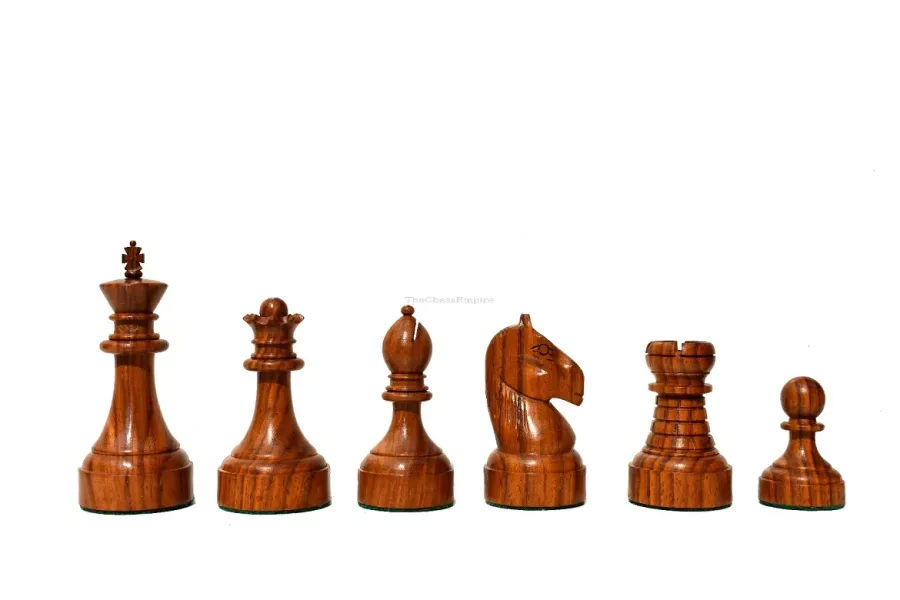 obrazek 4 Luksusowy drewniany zestaw szachowy - The Chess Empire