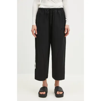 Zdjęcie Y-3 spodnie Washed Twill Pant damskie kolor czarny proste high waist JD3517