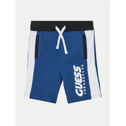 Zdjęcie Guess Szorty sportowe L5RD01 KA6R4 Niebieski Regular Fit