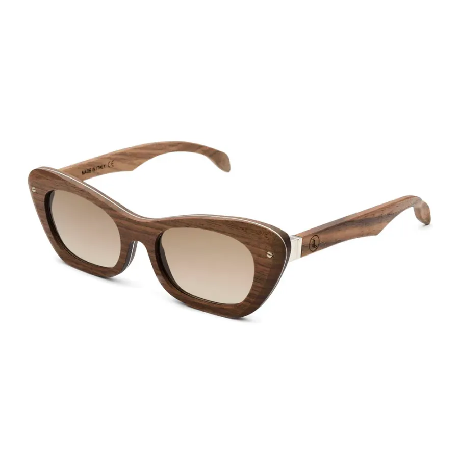 obrazek 1 Stylowe, dębowe, ciemne okulary damskie - Legno Light