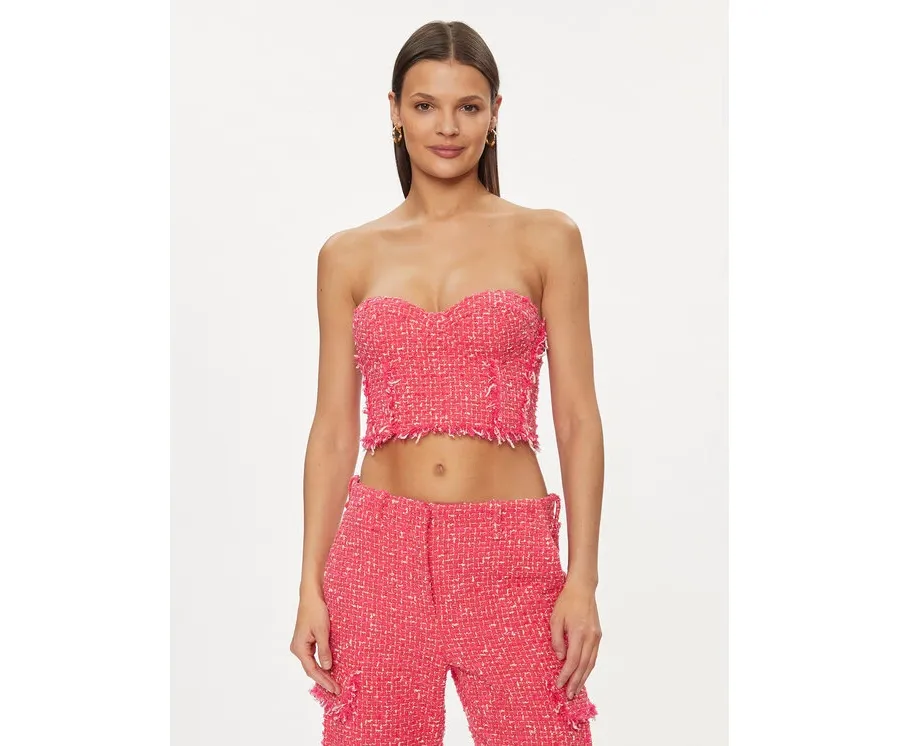 obrazek 1 Patrizia Pepe Top 8C0678/A376-F592 Różowy Regular Fit