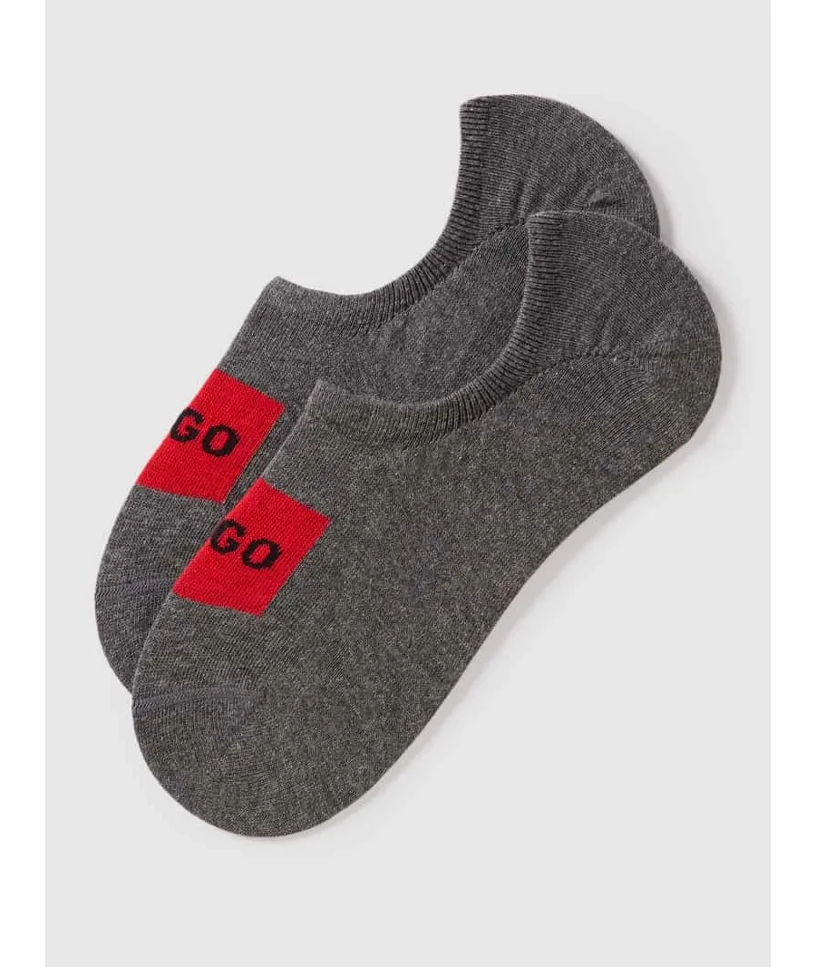 obrazek 1 Skarpetki stopki z nadrukiem z logo w zestawie 2 szt.