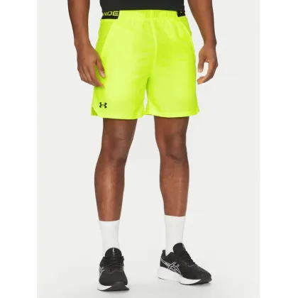 Zdjęcie Under Armour Szorty sportowe Vanish Woven 6in 1373718 Żółty Regular Fit
