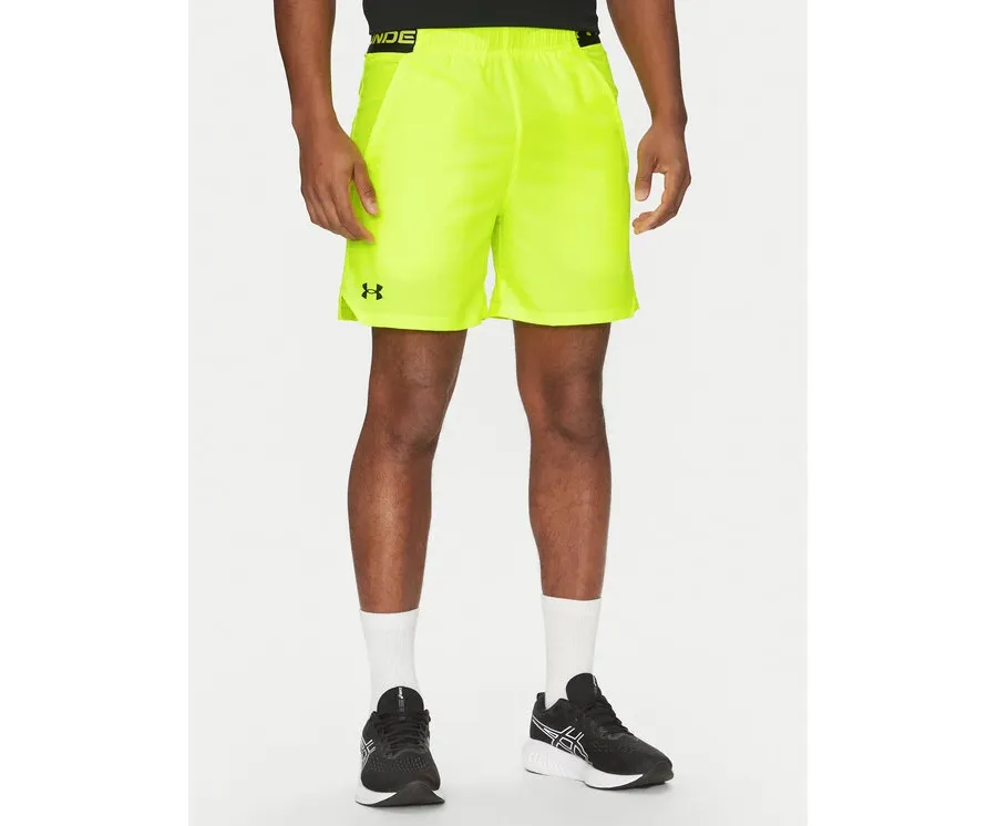 obrazek 1 Under Armour Szorty sportowe Vanish Woven 6in 1373718 Żółty Regular Fit