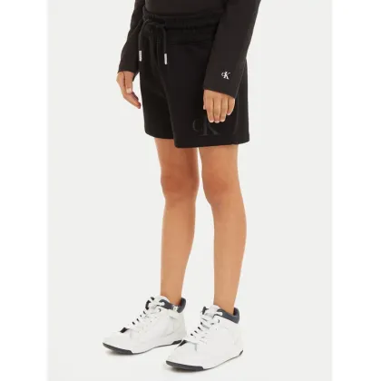 Zdjęcie Calvin Klein Jeans Szorty sportowe Iridescent IG0IG02452 Czarny Regular Fit