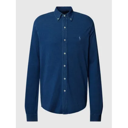 Zdjęcie Koszula casualowa o kroju slim fit z kołnierzykiem typu button down