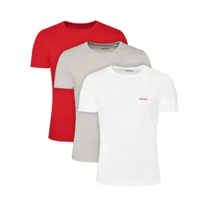 Zdjęcie HUGO Komplet 3 t-shirtów T-Shirt Rn Triplet P 50532811 Kolorowy Regular Fit