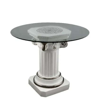 Zdjęcie Kolumna stolik z kryształowym blatem
