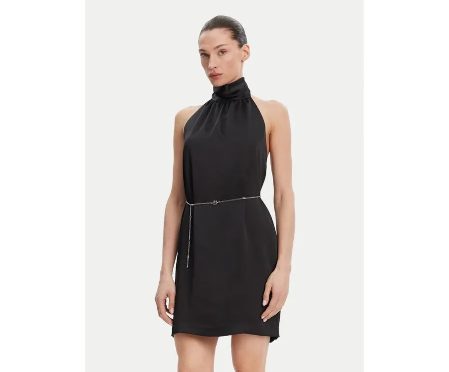 obrazek 1 HUGO Sukienka koktajlowa Kinema-1 50536440 Czarny Slim Fit