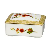 Picture Large porcelain container with a blooming flower motif - Vista Alegre