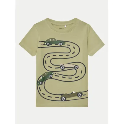 Zdjęcie NAME IT T-Shirt Borris 13238894 Zielony Regular Fit