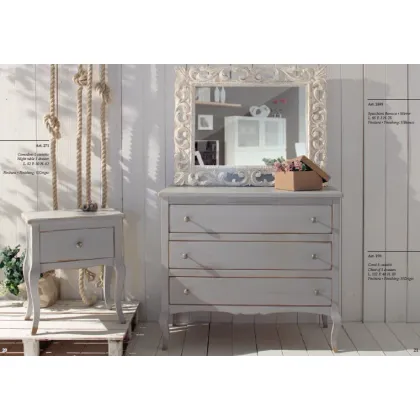 Zdjęcie Barokowe lustro prostokątne z Włoch - Fratelli Mirandola