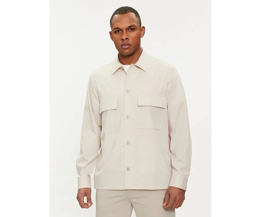 obrazek 1 Calvin Klein Koszula K10K111364 Beżowy Boxy Fit