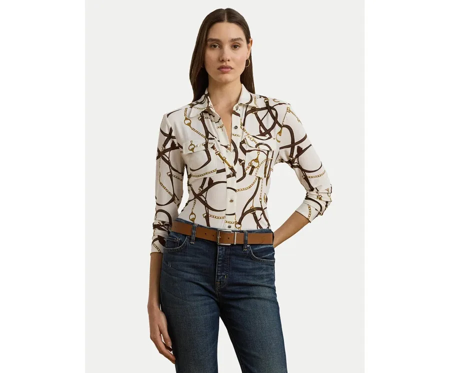 obrazek 1 LAUREN RALPH LAUREN Koszula 200963878001 Biały Slim Fit