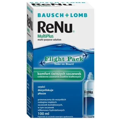 Zdjęcie Bausch+Lomb ReNu Multiplus, Płyn do pielęgnacji soczewek kontaktowych 100 ml