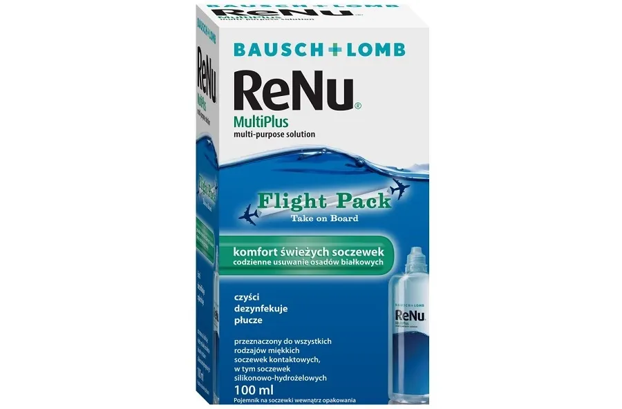 obrazek 1 Bausch+Lomb ReNu Multiplus, Płyn do pielęgnacji soczewek kontaktowych 100 ml