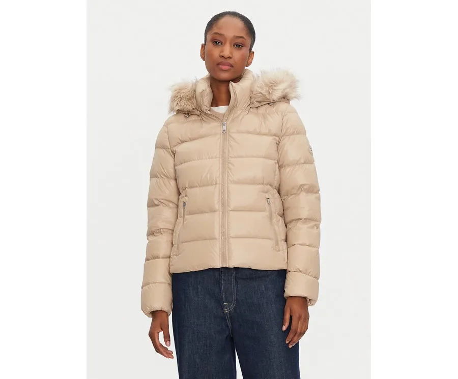 obrazek 1 Tommy Hilfiger Kurtka puchowa WW0WW43520 Beżowy Regular Fit