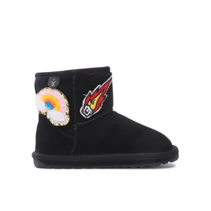 Zdjęcie EMU Australia Śniegowce Wallaby Mini Play K12748 Czarny