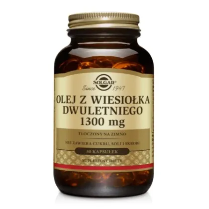 Zdjęcie Solgar Olej z wiesiołka 1300 mg kapsułki
