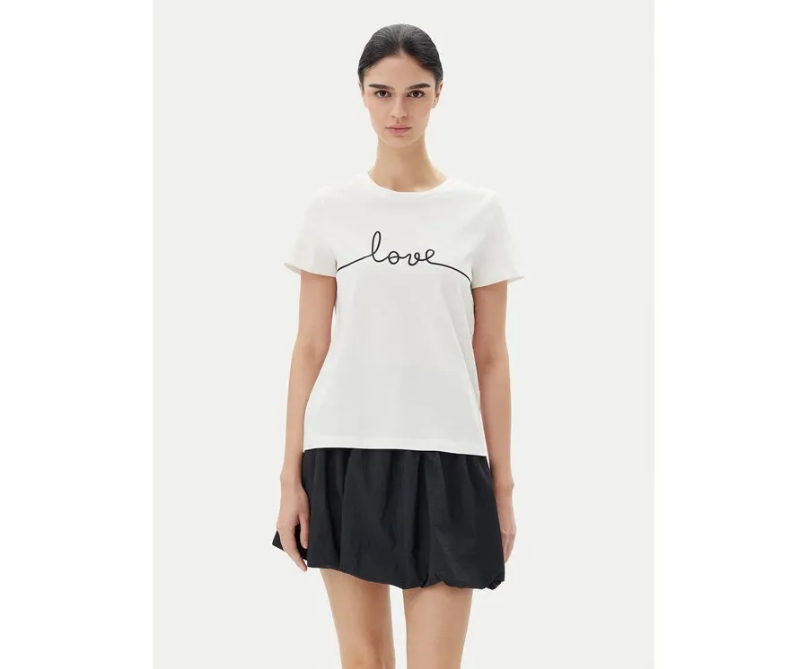 obrazek 1 Vero Moda T-Shirt Kami 10332587 Biały Relaxed Fit