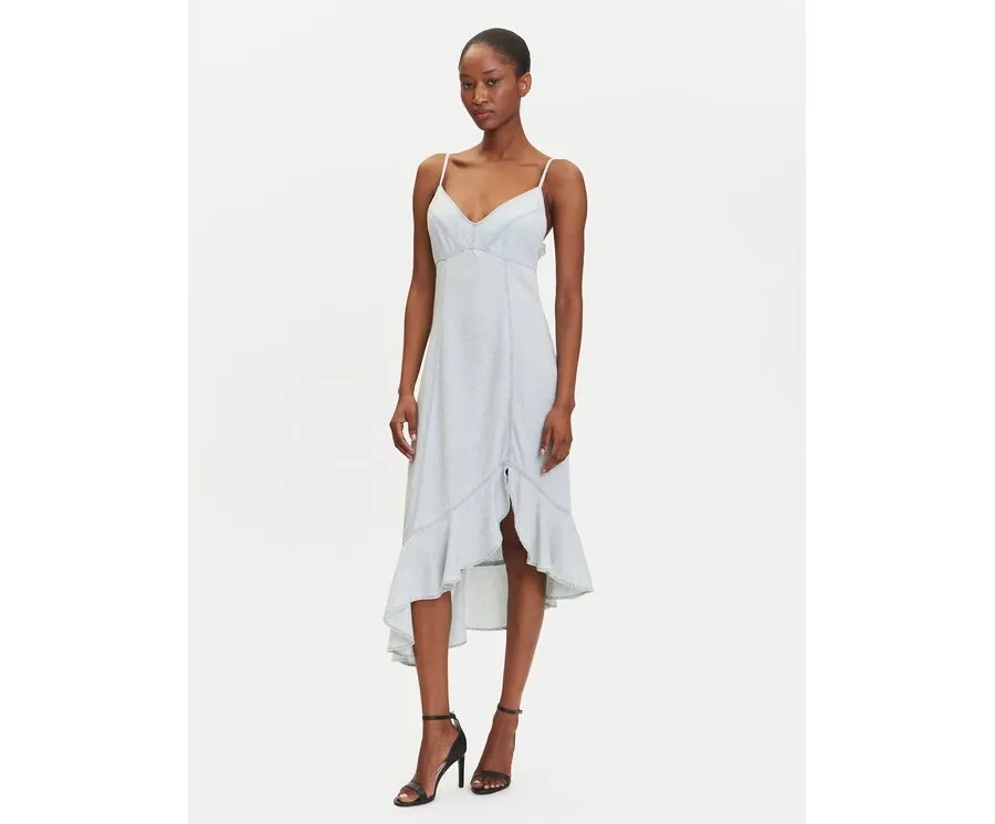 obrazek 1 Guess Sukienka codzienna W5GK44 D5N81 Niebieski Regular Fit