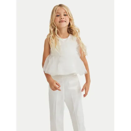 Zdjęcie Abel & Lula Komplet top i spodnie 5235 Biały Slim Fit