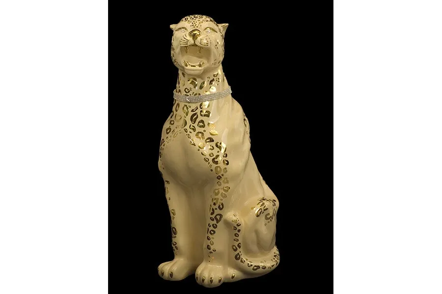 obrazek 1 Gustowny ceramiczny leopard