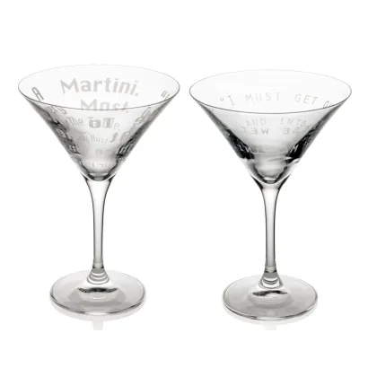 Zdjęcie Włoski komplet 2 kieliszków do martini Romancing martini - IVV