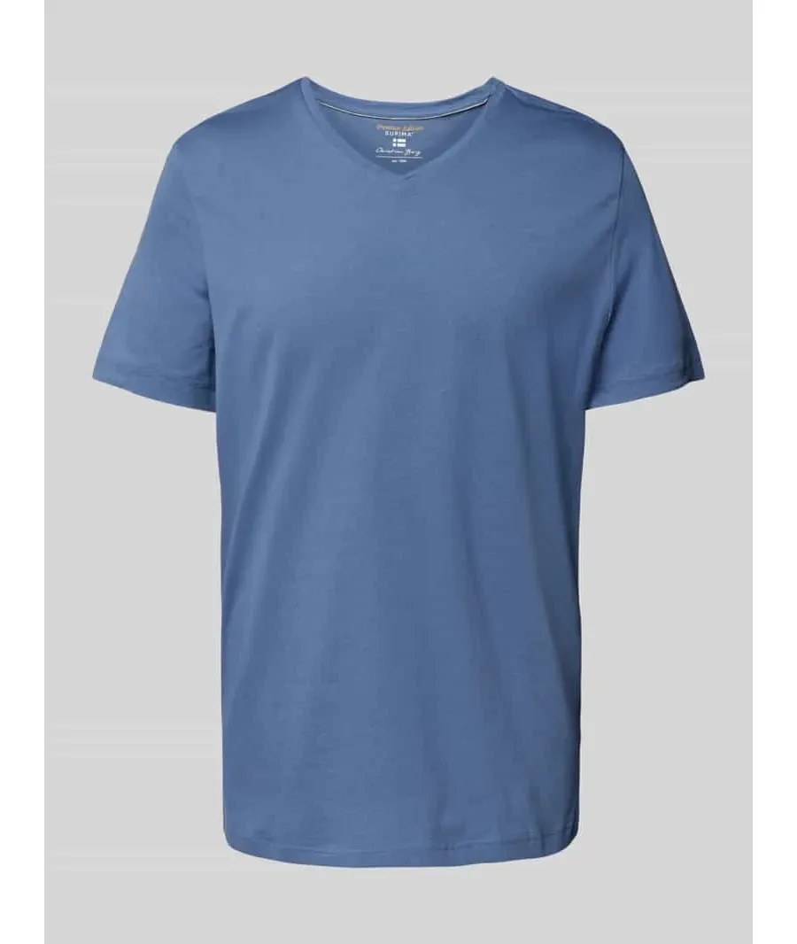 obrazek 1 T-shirt z dekoltem w serek