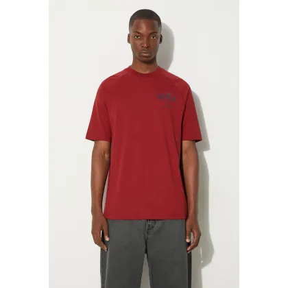 Zdjęcie Puma t-shirt Classics Play Paris męski kolor czerwony gładki 626767