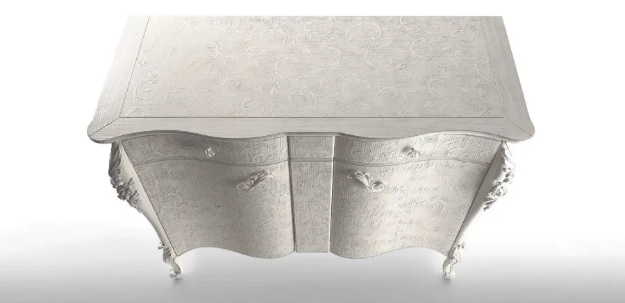 obrazek 2 Biały luksusowy kredens w stylu klasycznym – Morello Gianpaolo