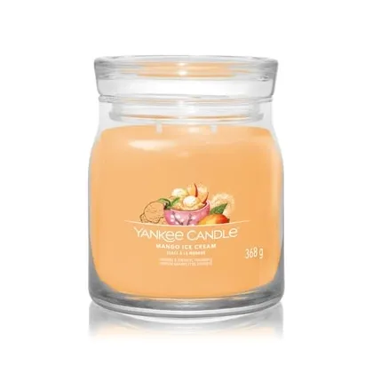 Zdjęcie Yankee Candle Mango Ice Cream Signature Świeca zapachowa 368 g