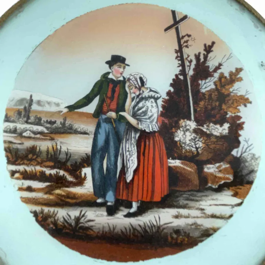 obrazek 2 Francuskie pudełko na czekoladki, początek XIX wieku