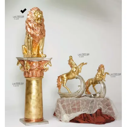 Picture Lion sitting Simba - Valle d'oro Patchi