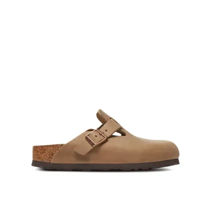 Zdjęcie Birkenstock Klapki Boston zamsz 1019484 Brązowy
