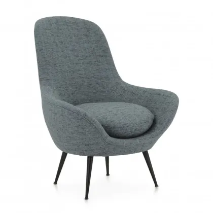 Zdjęcie Szary nowoczesny fotel do stylowych wnętrz - Sevensedie