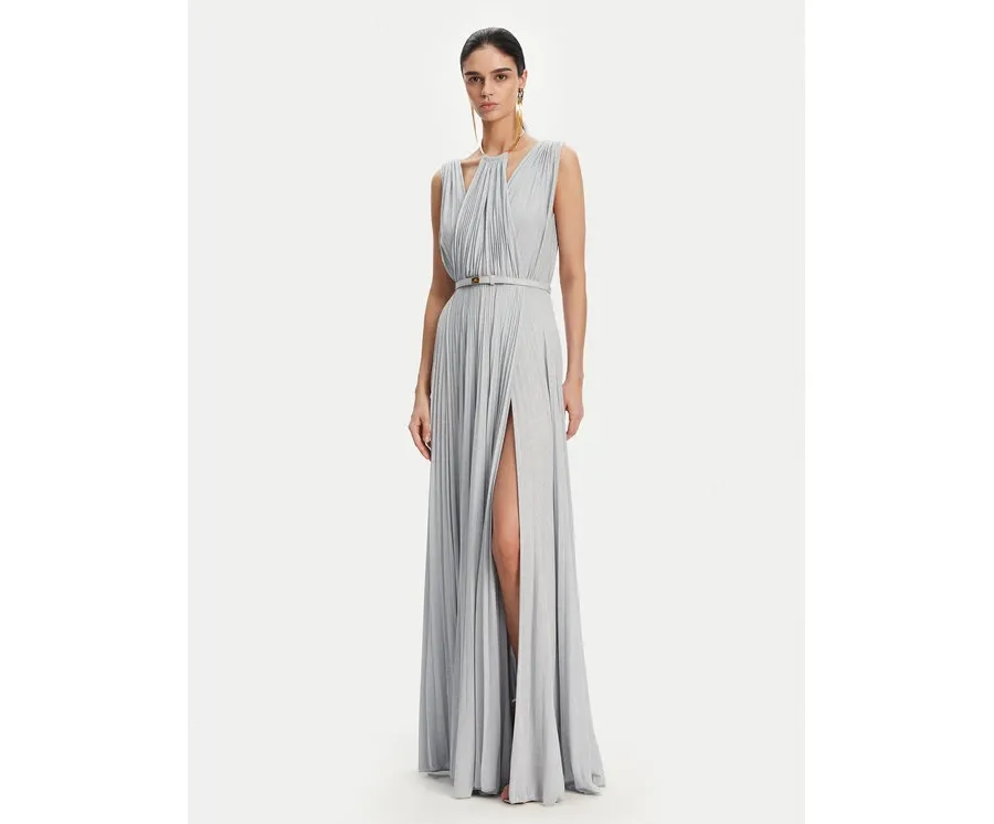 obrazek 1 Elisabetta Franchi Sukienka wieczorowa AB-R21-52E2 Błękitny Regular Fit