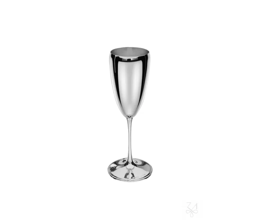 picture 1 A unique silver-plated champagne glass - Zaramella Argenti