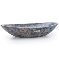 Zdjęcie Luksusowa umywalka 60 cm ORION BASIC – DARK STONE, niebieski, ochra i czarny, lakier matowy