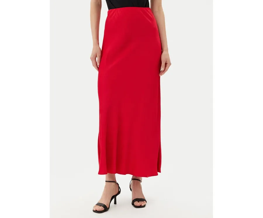 obrazek 1 ViCOLO Spódnica maxi TD0472 Czerwony Slim Fit