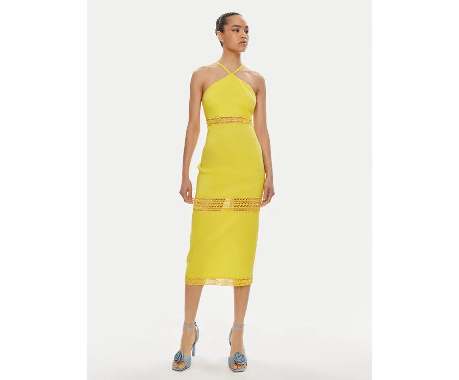 obrazek 1 Patrizia Pepe Sukienka letnia 2A2729/A268-Y447 Żółty Slim Fit